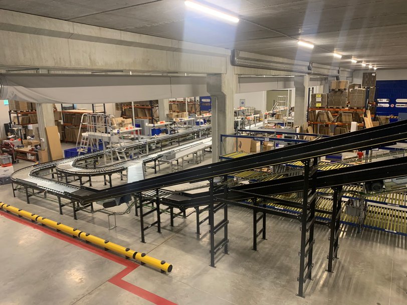 Toyota Material Handling och Interroll automatiserar Imnasas distributionscenter i Spanien